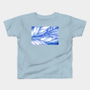 Winter Sun. - tree & leaf. Kids T-Shirt